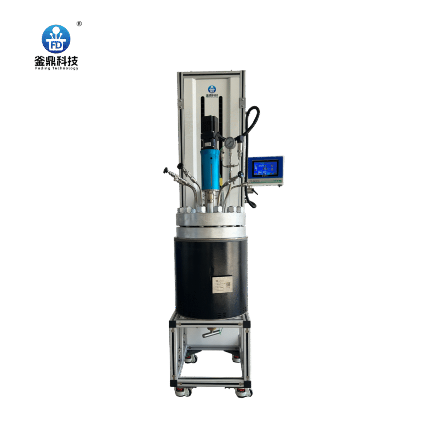 20L衬钛2手摇升降反应釜