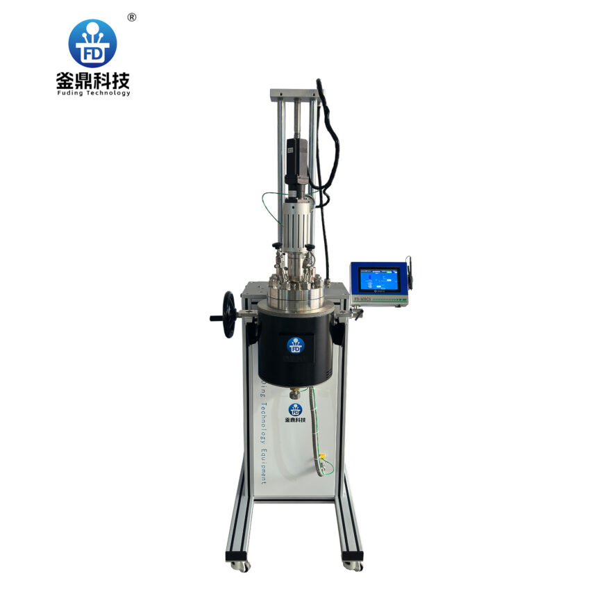 2L手摇釜盖升降反应釜