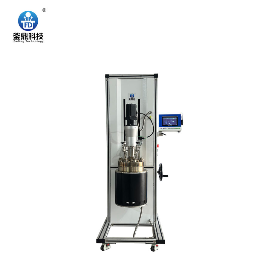 5L立式反应釜（电动升降釜盖/手摇翻转倒料）